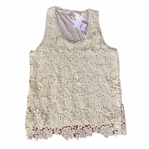 J. Crew Tops - J.Crew Lace Tank